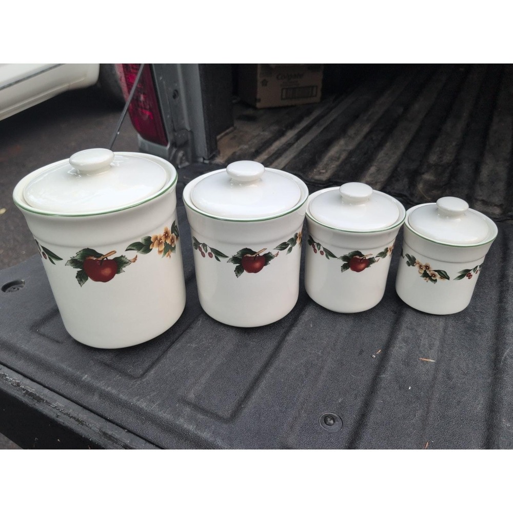 Cades Cove Collection Citation Canister Set Of 4 NOS In Box